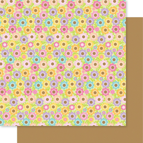 25 Pack - Just Because Double-Sided Cardstock 12"X12"-Fresh Flowers - 5A0021T5-1G4SN - 819812016211 25 Pack - Just Because Double-Sided Cardstock 12"X12"-Fresh Flowers - 5A0021T5-1G4SN - 819812016211