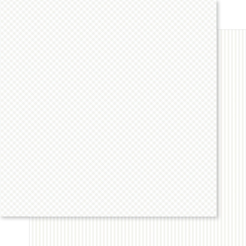 25 Pack - Bella Besties Gingham & Stripes Double-Sided Cardstock 12X12-White - 5A0021SV-1G4SQ - 819812016624
