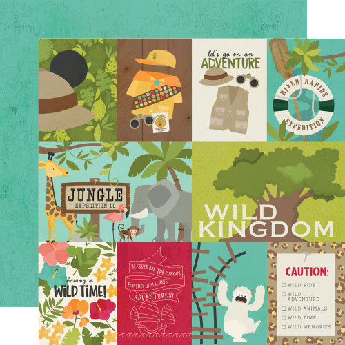 25 Pack - Say Cheese Wild Double-Sided Cardstock 12"X12"-Elements 1 - 5A0022JN-1G5C9 - 810150770513 25 Pack - Say Cheese Wild Double-Sided Cardstock 12"X12"-Elements 1 - 5A0022JN-1G5C9 - 810150770513