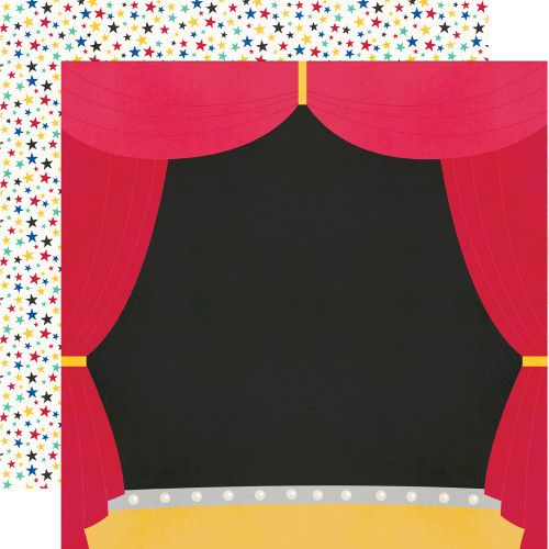 25 Pack - Say Cheese Tinseltown Double-Sided Cardstock 12"X12"-It's Showtime! - 5A0022JQ-1G5D2 - 810150770759