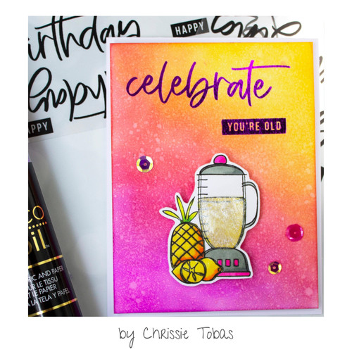 3 Pack - Deco Foil Adhesive Transfer Sheets by Unity 5.9" x 5.9"-Let's Celebrate - 5A0022TF-1G5V3 3 Pack - Deco Foil Adhesive Transfer Sheets by Unity 5.9" x 5.9"-Let's Celebrate - 5A0022TF-1G5V3