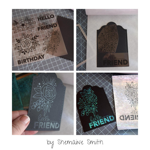 Deco Foil Adhesive Transfer Sheets by Unity 5.9" x 5.9"-Blooming Friendship - 5A0022TJ-1G5V2 Deco Foil Adhesive Transfer Sheets by Unity 5.9" x 5.9"-Blooming Friendship - 5A0022TJ-1G5V2