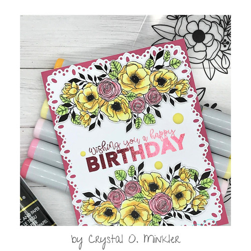 Deco Foil Adhesive Transfer Sheets by Unity 5.9" x 5.9"-Blooming Friendship - 5A0022TJ-1G5V2 Deco Foil Adhesive Transfer Sheets by Unity 5.9" x 5.9"-Blooming Friendship - 5A0022TJ-1G5V2