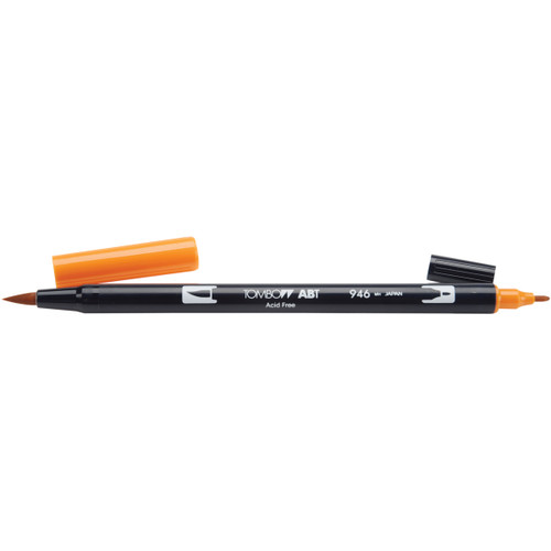 6 Pack - Tombow Dual Brush Marker Open Stock-946 Gold Ochre - DBP-56611 - 085014566117