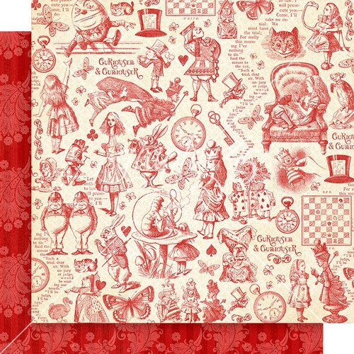 15 Pack - Curiouser & Curiouser Double-Sided Cardstock 12"X12"-Always Late - 5A002HNM-1GK7J - 810070166601