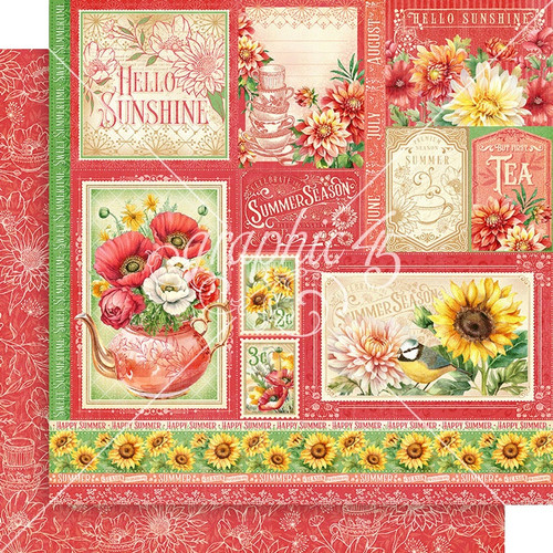 15 Pack - Season To Celebrate Double-Sided Cardstock 12"X12"-Summer Cut-Apart - 5A002HPB-1GK7K - 810070166755