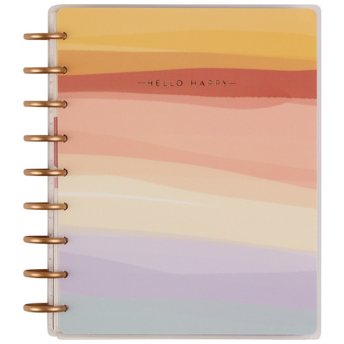 Happy Planner 12-Month Undated Classic Disc Bound Planner-Serene Shape - 5A002X2M-1GY1P