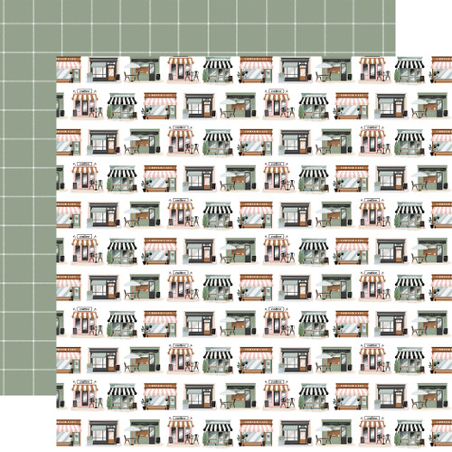 25 Pack - Coffee Shop Double-Sided Cardstock 12"X12"-Coffee Shops - 5A0030MB-1H20Y - 810179817121