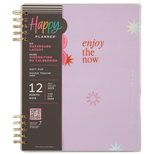 Happy Planner Big 12-Month Planner-Soft Pop; Jul '25 - Jun '26 - 5A002X34-1GY2M - 673807698154