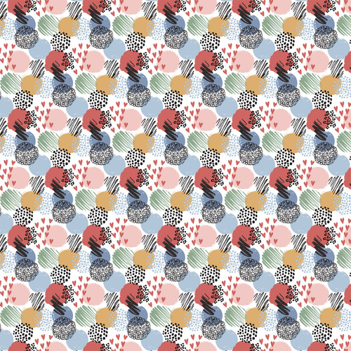 25 Pack - Fashion Double-Sided Cardstock 12"X12"-Glam Girl Dots - 5A0030BX-1H1VQ