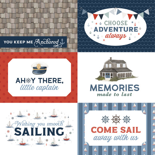 25 Pack - Seashore Double-Sided Cardstock 12"X12"-6X4 Journaling Cards - 5A0030C3-1H1VP