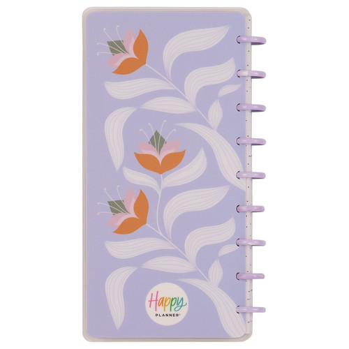 Happy Planner Skinny Classic 12-Month Disc Bound Planner-Petals & Plans; Jul '25 - Jun '26 - 5A002X5R-1GY0L