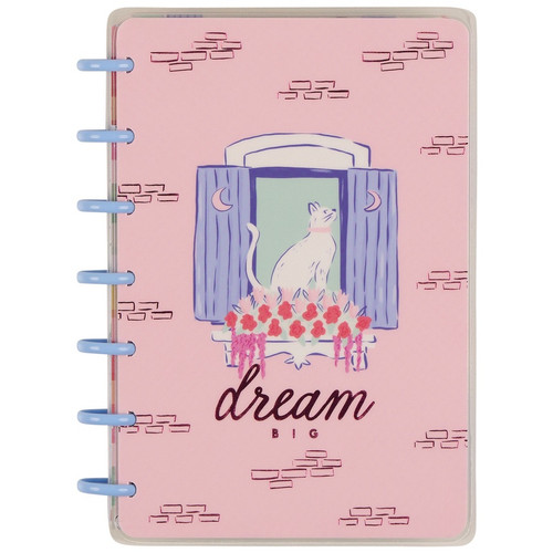 Happy Planner Mini 12-Month Disc Bound Planner-Purr-Fect Year; Jul '25 - Jun '26 - 5A002X40-1GY0Z