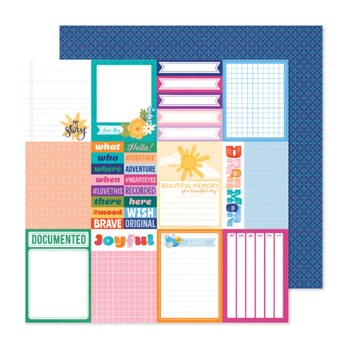 25 Pack - Shimelle Main Character Energy Double-Sided Cardstock 12x12-Highlighted Script - SHMCE12-22090 - 765468045252