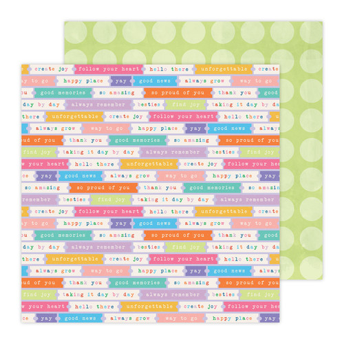 25 Pack - Jen Hadfield Create Joy Double-Sided Cardstock 12"X12.5"-4 - A5002RK9-G1SCB - 765468097480