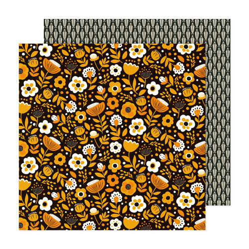 25 Pack - American Crafts Patterned Double-Sided Cardstock 12"X12"-Vintage Vibes, April And Ivy - ACAI12-25576 - 765468028347
