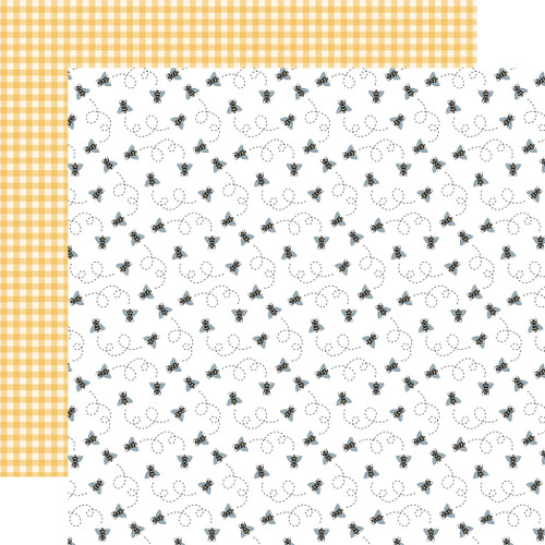 25 Pack - Winnie The Pooh Double-Sided Cardstock 12"X12"-Sweet Honeybees - EWTP12-63004 - 691835359991