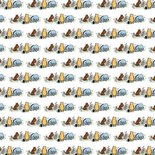 25 Pack - Winnie The Pooh Double-Sided Cardstock 12"X12"-Friends Forever - EWTP12-63012