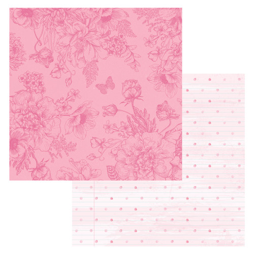 25 Pack - Beautiful Things Double-Sided Cardstock 12"X12"-Memorable - BBBEA12-3621 - 718813916240