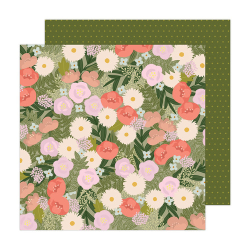25 Pack - Jen Hadfield Live & Let Grow Double-Sided Cardstock 12"X12"-Bouquet - JHLLG12-3793 - 718813917933