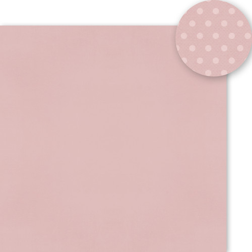 25 Pack - Simple Stories Color Vibe Double-Sided Cardstock 12"X12"-Dusty Rose - SSCV12-13472 - 810112383287