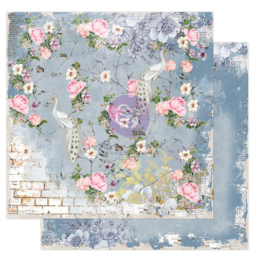 10 Pack - The Plant Department Double-Sided Cardstock 12"X12"-Where Peacocks Gather, W/Foil Details - PLAN12-50432 - 655350850432