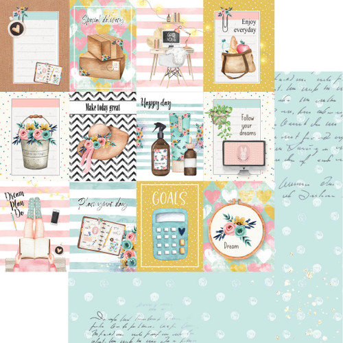25 Pack - Dream Plan Do Double-Sided Cardstock 12"X12"-Do Goals - MPDPD12-61206 - 4582248612062 25 Pack - Dream Plan Do Double-Sided Cardstock 12"X12"-Do Goals - MPDPD12-61206 - 4582248612062