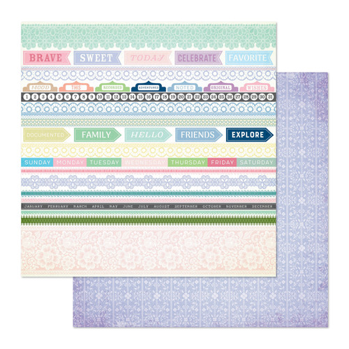 25 Pack - Brighton Double-Sided Cardstock 12"X12"-Trimmings - BBBR12-13974 - 718813173841