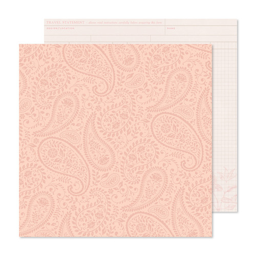 25 Pack - Gingham Garden Double-Sided Cardstock 12"X12"-Lovely One - CPGG12-14005 - 718813173421