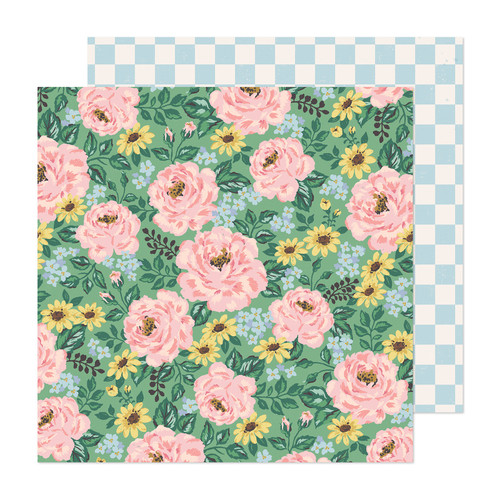 25 Pack - Maggie Holmes Woodland Grove Double-Sided Cardstock 12"X12"-Bold Beauty - MHWG12-14170 - 718813174565
