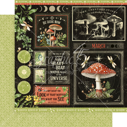 15 Pack - Life Is Abundant Double-Sided Cardstock 12"X12"-March - LIA12-02765 - 810070165062