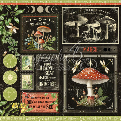 15 Pack - Life Is Abundant Double-Sided Cardstock 12"X12"-March - LIA12-02765