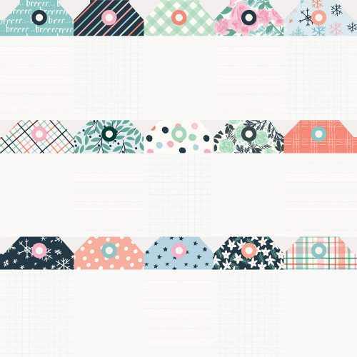 25 Pack - Winter Wonder Double-Sided Cardstock 12"X12"-Tags Elements - WNW12-21210 25 Pack - Winter Wonder Double-Sided Cardstock 12"X12"-Tags Elements - WNW12-21210