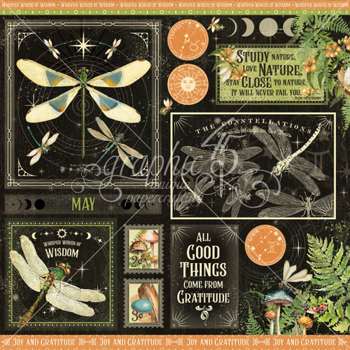 15 Pack - Life Is Abundant Double-Sided Cardstock 12"X12"-May - LIA12-02767