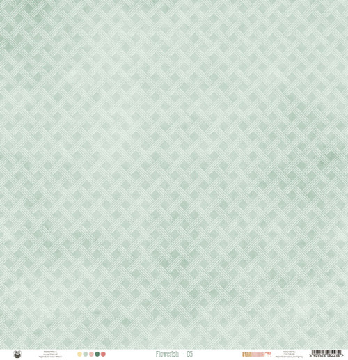 10 Pack - Flowerish Double-Sided Cardstock 12"X12"-#05 - 13FLO12-5