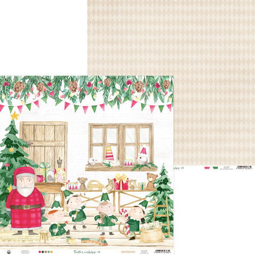 10 Pack - Santa's Workshop Double-Sided Cardstock 12"X12"-#01 - 13SAN12-1 - 5904619327662 10 Pack - Santa's Workshop Double-Sided Cardstock 12"X12"-#01 - 13SAN12-1 - 5904619327662