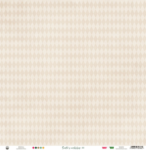 10 Pack - Santa's Workshop Double-Sided Cardstock 12"X12"-#01 - 13SAN12-1