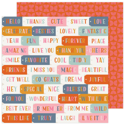 25 Pack - Jen Hadfield Stardust Double-Sided Cardstock 12"X12"-This Life - JHSD12-3918 - 718813172936