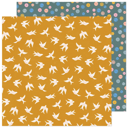 25 Pack - Maggie Holmes Parasol Double-Sided Cardstock 12"X12"-Brave Spirit - MHPA12-3871 - 718813116879
