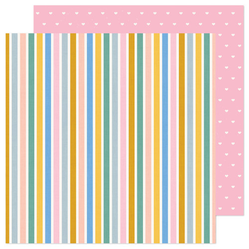 25 Pack - Maggie Holmes Parasol Double-Sided Cardstock 12"X12"-Life Is Sweet - MHPA12-3872 - 718813116886