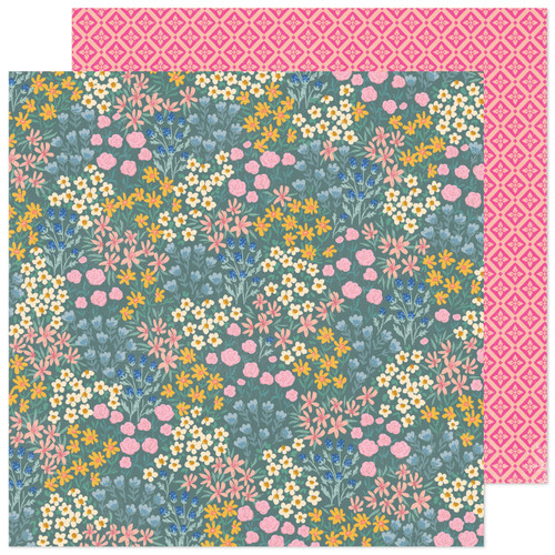 25 Pack - Maggie Holmes Parasol Double-Sided Cardstock 12"X12"-Meadowlark - MHPA12-3888 - 718813117043