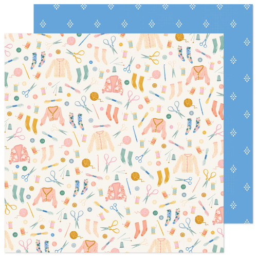 25 Pack - Maggie Holmes Parasol Double-Sided Cardstock 12"X12"-Notions - MHPA12-3889 - 718813117050