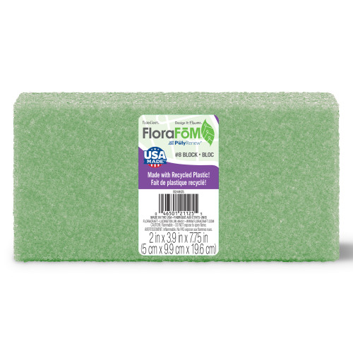 36 Pack - FloraCraft CraftFoM Block Bulk Pack-7.75"X3.9"X2" - B248GU36 - 046501100238