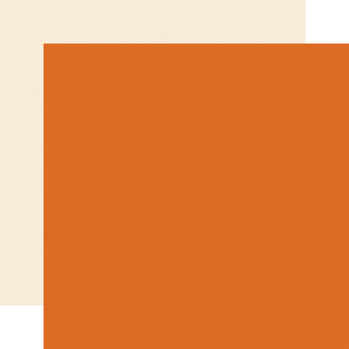 25 Pack - Slam Dunk Double-Sided Cardstock 12"X12"-Orange/ Cream - CBSD12-45017 - 691835336992