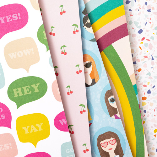 25 Pack - Damask Love Life's A Party Double-Sided Cardstock 12"X12"-Girlfriends - DLLAP12-10648 25 Pack - Damask Love Life's A Party Double-Sided Cardstock 12"X12"-Girlfriends - DLLAP12-10648