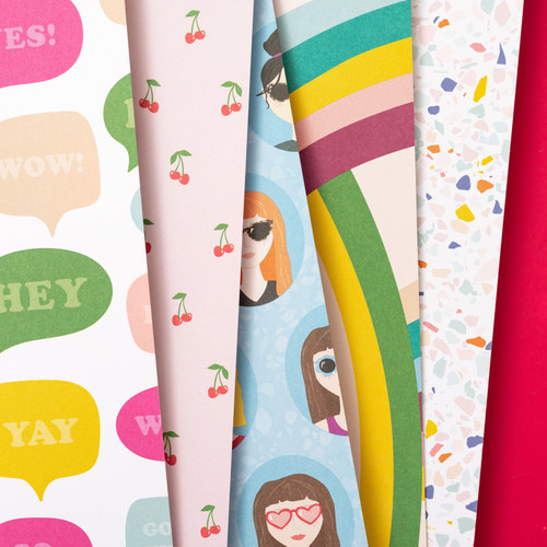 25 Pack - Damask Love Life's A Party Double-Sided Cardstock 12"X12"-Girlfriends - DLLAP12-10648 25 Pack - Damask Love Life's A Party Double-Sided Cardstock 12"X12"-Girlfriends - DLLAP12-10648