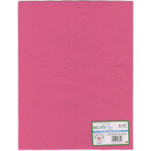 12 Pack - Kunin Eco-Fi Plus Premium Felt Sheet 9"X12"-Candy Pink - POIMU-020 - 028981468497 12 Pack - Kunin Eco-Fi Plus Premium Felt Sheet 9"X12"-Candy Pink - POIMU-020 - 028981468497