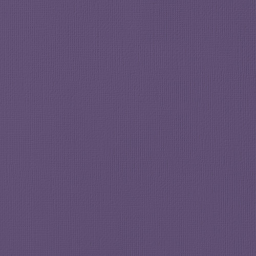 25 Pack - American Crafts 80lb Textured Cardstock 12"X12"-Plum - AM710-08 - 718813710084