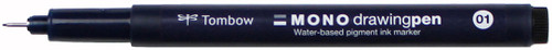 Tombow MONO Drawing Pen 0.1mm Tip-Black - 56400