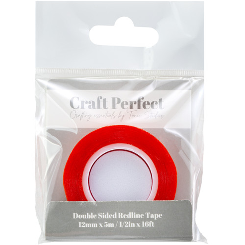 Craft Perfect Redline Tape .47"X5.5yds-Clear - 9733E - 5060517147334
